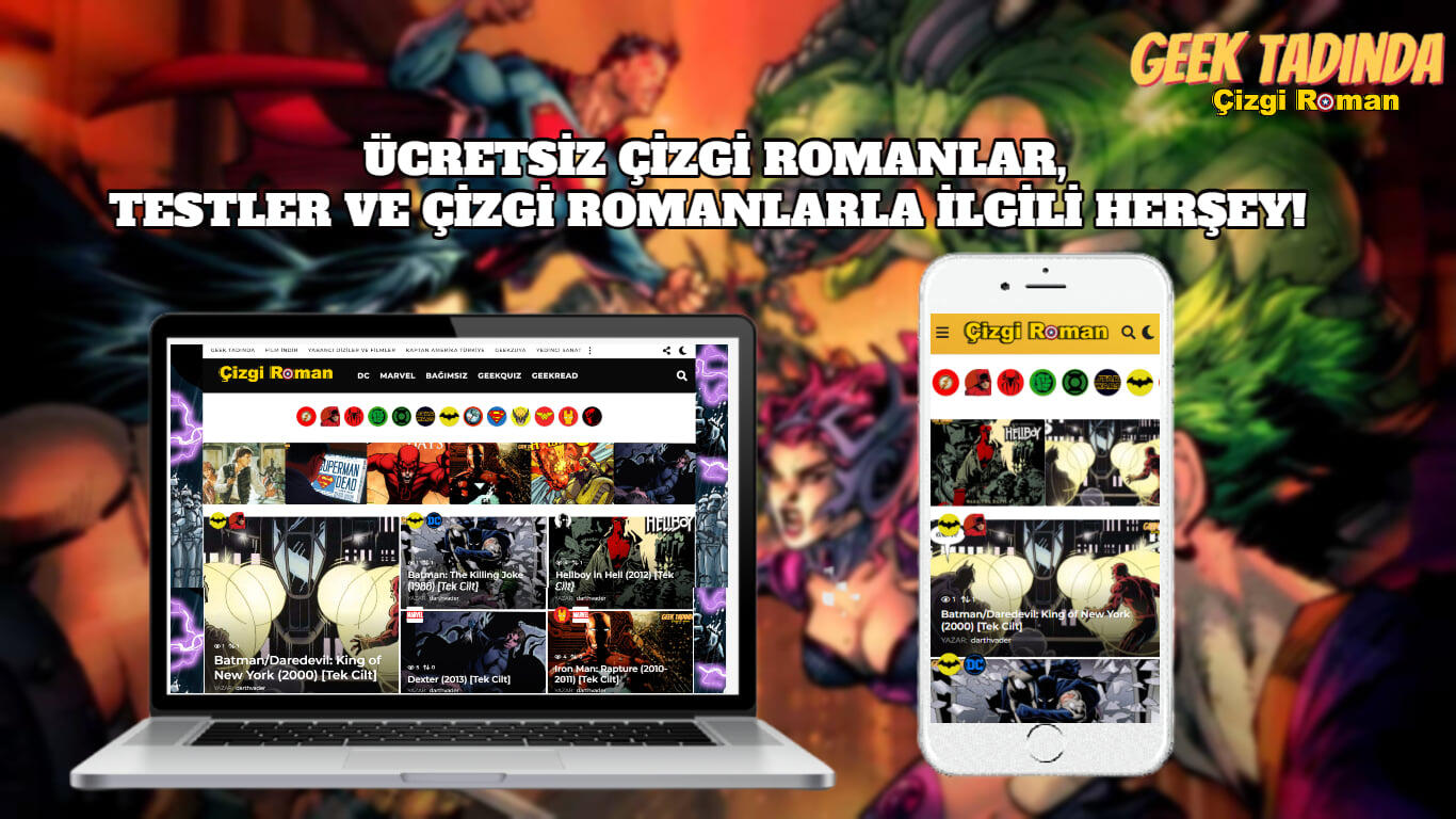 Geek Tadında: Çizgi Roman or known as Geek Tadında: Comic Book was free comic book download website for Turkish readers. Powered by @WordPress. April 27, 2021.